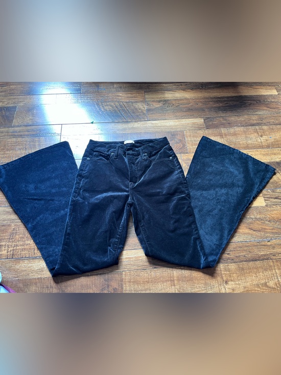 Good American Denim - Good American Women's Velvet Good Skate Wide Leg